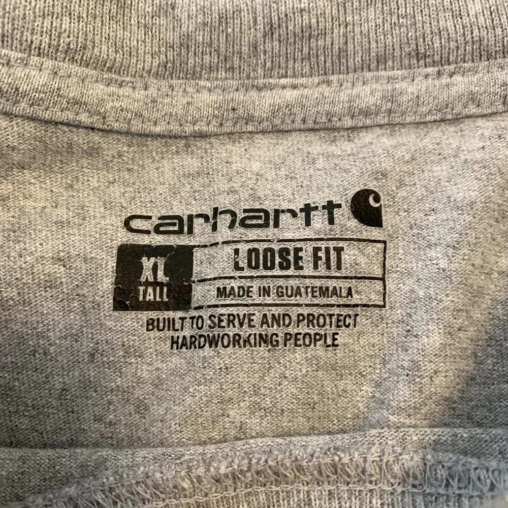 Carhartt Shirt Lot Of 3 Mens XLT Gray Black Pocket Workwear K87 Tagless Tee - Picture 3 of 16